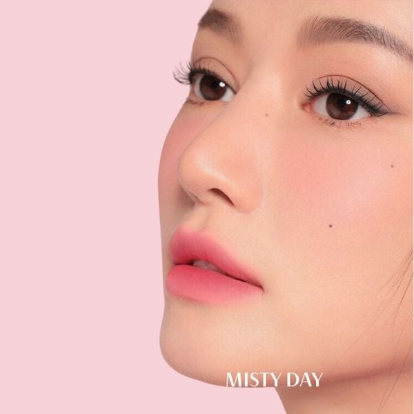 Son Thỏi 3CE Mịn Lì Misty Day - Màu Hồng Tím San Hô 4g Blur Matte Lipstick