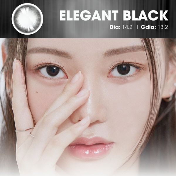 Vivimoon 1 bên Lens cho mắt thở 6 tháng Elegant Black - 3 độ