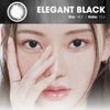 Vivimoon 1 bên Lens cho mắt thở 6 tháng Elegant Black - 3 độ