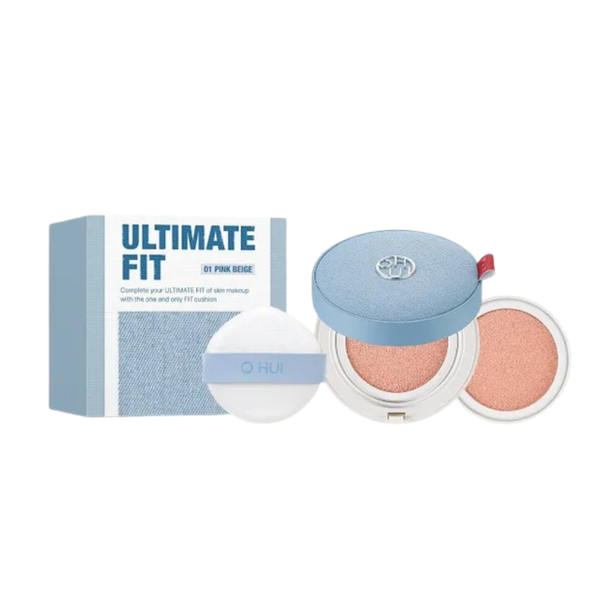 (CÔNG TY) Phấn Nước Nâng Tông Da Ohui Ultimate Fit Tone Up Jean Cushion SPF33 PA++ 15g (tặng kèm lõi)