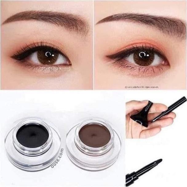 NEW Gel Kẻ Mắt Tonymoly Back Gel Eyeliner Long Brush 4gr