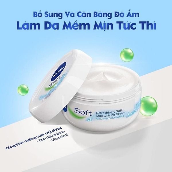 Kem Dưỡng Ẩm Đa Năng Nivea Refreshingly Soft Moisturizing Cream50ml