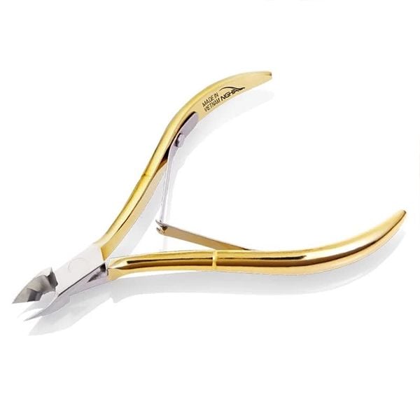 Kềm cắt da Kềm Nghĩa thép chuyên dụng mạ vàng D.501 Full Jaw