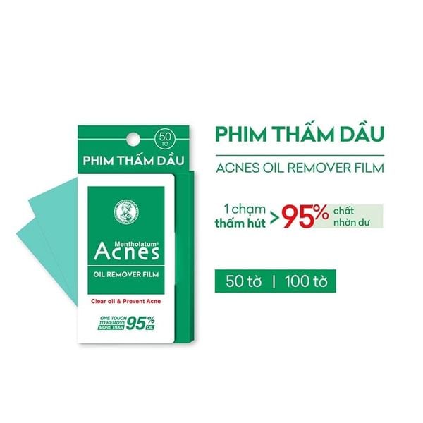 Phim Thấm Dầu Acnes Oil Remover Film 50 Tờ