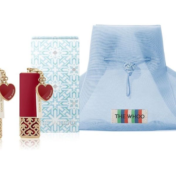 Son Thỏi + Túi The Whoo Velvet Lip rouge 3.5g #18 Rose Pink