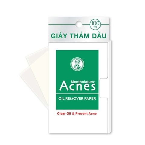 Giấy Thấm Dầu Acnes Trà Xanh 100 Tờ Green Tea Oil Remover Paper