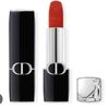 Son Thỏi Dior Rouge Velvet 846 Concorde - Đỏ Cam Cháy (Nắp Nam Châm)