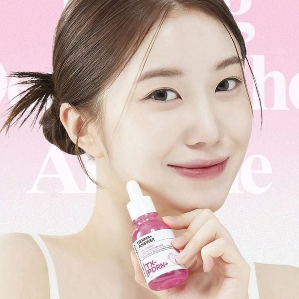 Tinh Chất Dưỡng Sáng Phục hồi CNP Laboratory Derma Answer Pink Toning Deep - In Shot Ampule 15ML