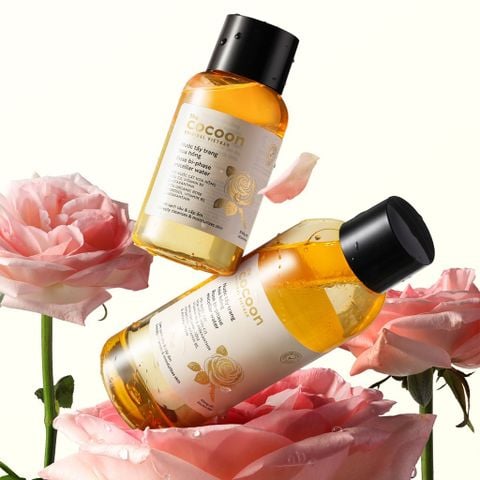Nước Tẩy Trang Cocoon Hoa Hồng Cấp Ẩm Da 310ml Rose Bi-Phase Micellar Water