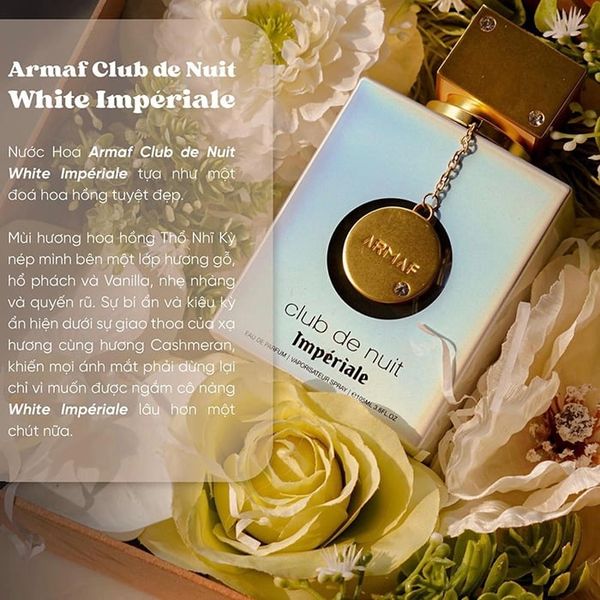 Nước hoa nữ Armaf Ladies Club De Nuit White Imperiale EDP 105ml