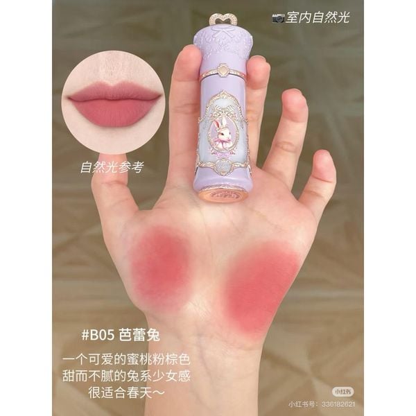 Son Môi Bunny Garden Khu Vườn Thỏ Flower Knows - Son bùn
