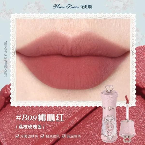 Son Môi Bunny Garden Khu Vườn Thỏ Flower Knows - Son bùn