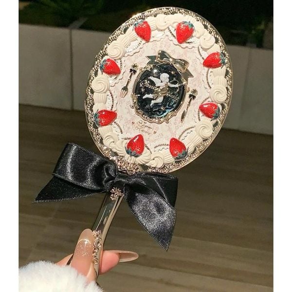 [FLOWER KNOWS] Gương cầm tay dâu Cupid strawberry Cupid đen