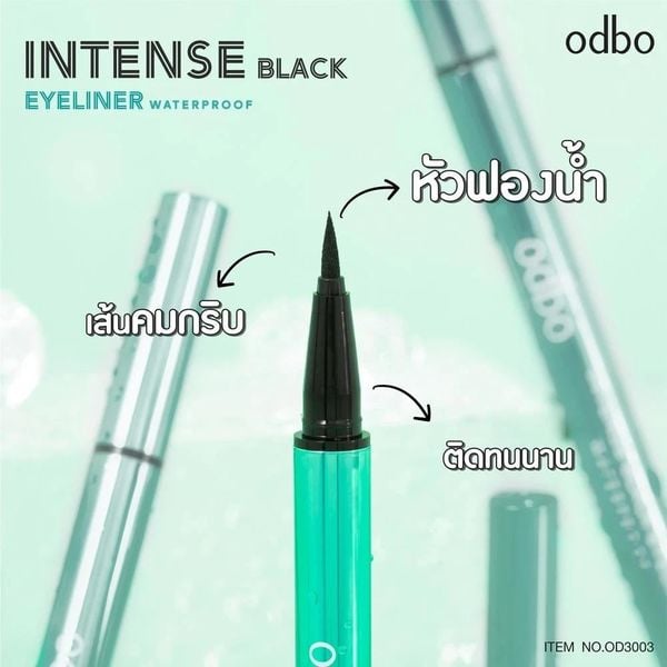 Bút kẻ mắt nước ODBO Od3003 0.5ml - Đen Cực Đậm - Intense Black Eyeliner odbo