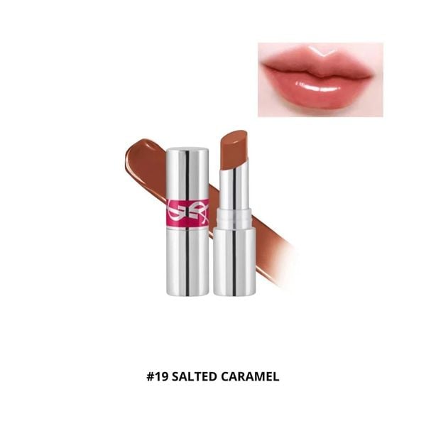 Son Highend Mini YSL Loveshine Candy Glaze 1g #19 Salted Caramel