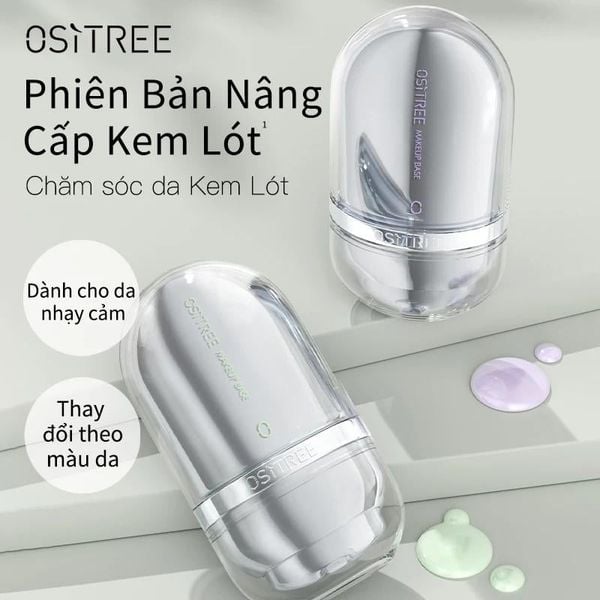 Ositree Kem lót 2.0 nâng tone tự nhiên đều màu da kiềm dầu lâu trôi kem lót phù hợp da nhạy cảm 25g