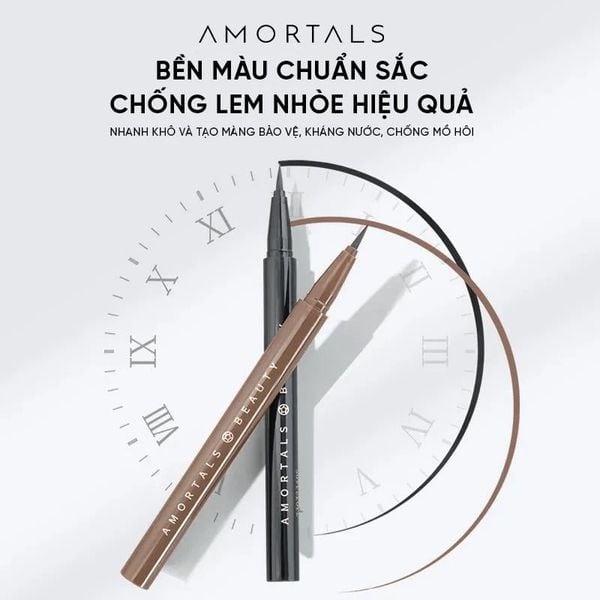 Bút Kẻ Mắt Nước Amortals Spectrum Rainbow Colorful Eyeliner Pen 0.5ml