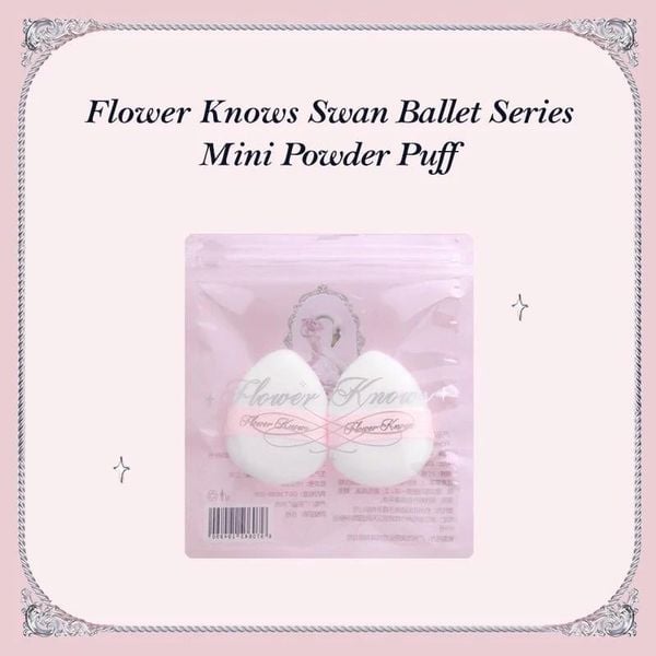 Flower Knows - Set 2 bông phấn phủ ngón tay