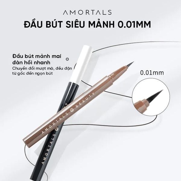 Bút Kẻ Mắt Nước Amortals Spectrum Rainbow Colorful Eyeliner Pen 0.5ml
