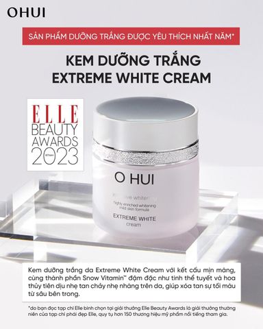 Bộ kem dưỡng trắng da OHUI Extreme White Cream Special Set