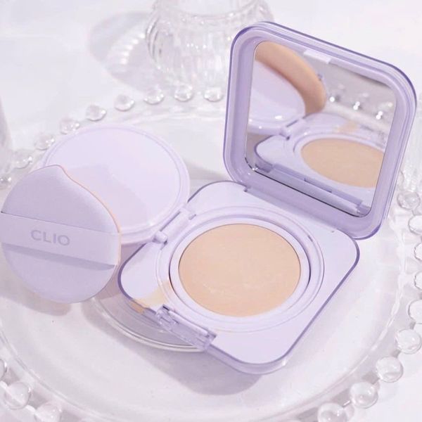 (Kèm lõi) Phấn Nước Mịn Lì, Che Phủ Clio Kill Cover Mesh Blur Cushion 15g*2 (21C Lingerie: tone sáng (dành cho tone da lạnh)