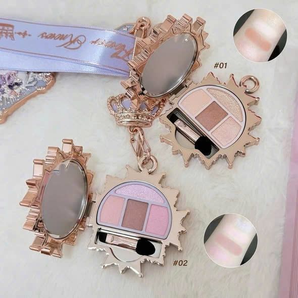 Phấn Mắt Mini ( Dạng Móc Treo) Knight Unicorn Flower Knows Kỳ Lân Ánh Sáng