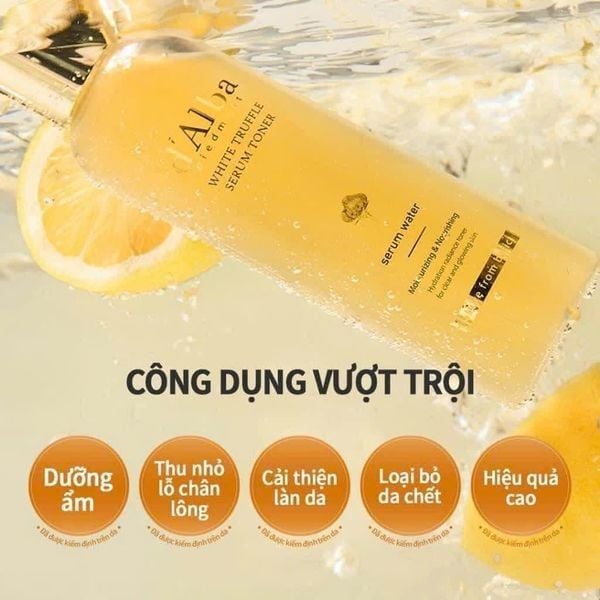 Toner d'Alba Cải Thiện Lỗ Chân Lông, Dưỡng Ẩm Da 180ml