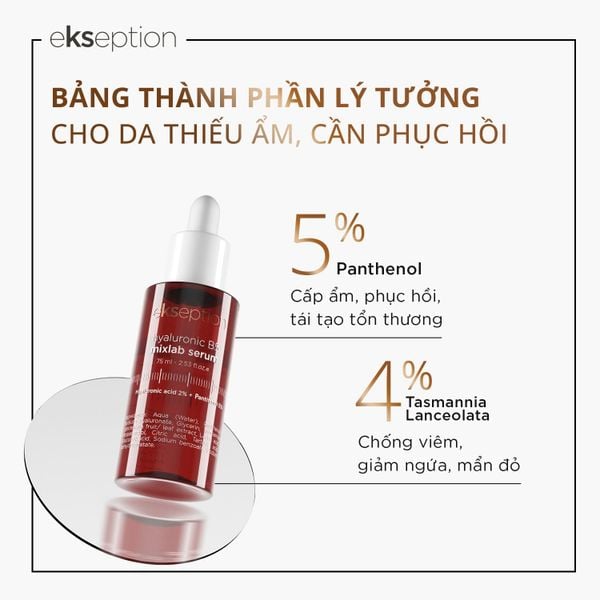 Tinh Chất Ekseption Hyaluronic B5 Mixlab Serum 75mL