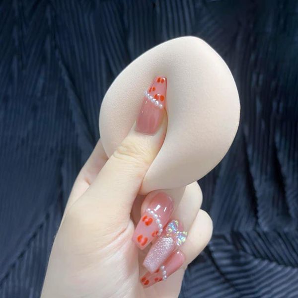 GECOMO Mút Trang Điểm Beauty Makeup Rubycell