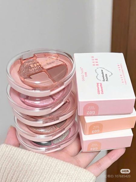 GOGO TALES Phấn Mắt 4 ô Glittering Colourful