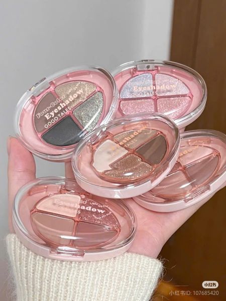 GOGO TALES Phấn Mắt 4 ô Glittering Colourful