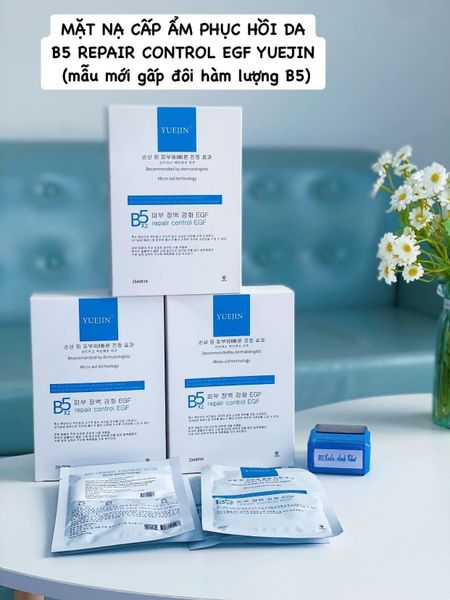 (CÔNG TY) Mặt Nạ Yuejin B5x2 Repair Control EGF Dưỡng Ẩm Phục Hồi Da 25ml