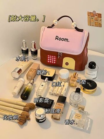 Túi đựng mỹ phẩm ngôi nhà