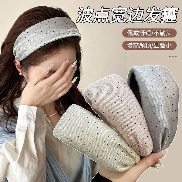 Cài bện chấm bi bảng to