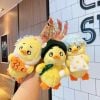 Móc khóa bông vịt môi tều