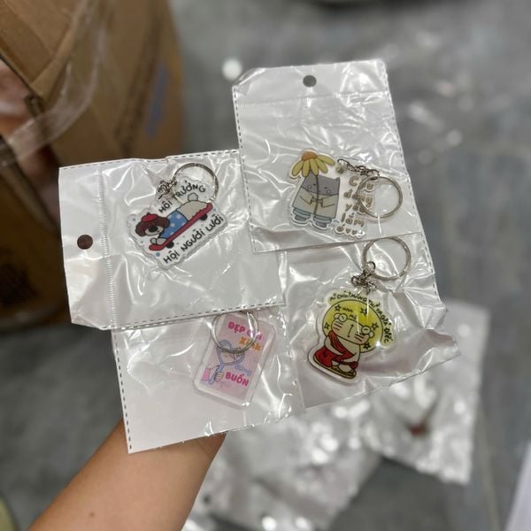 Móc khóa meka chữ mới