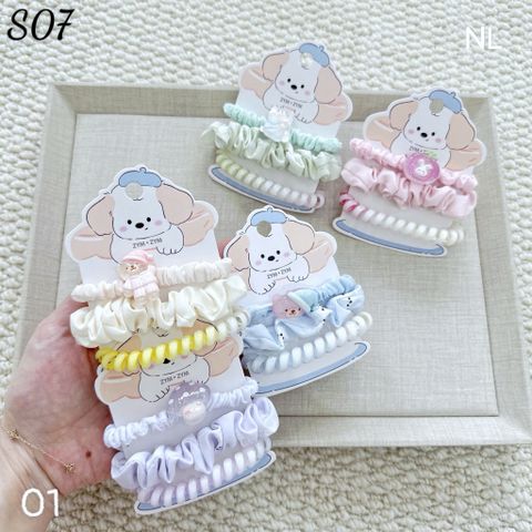 Vỉ 2 chun nhún + lò xo S07