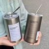 Ly inox đen xám 600ml