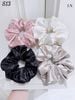 Scrunchies lụa chấm bi 4 màu s13