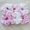 Scrunchies TONE HỒNG TRẮNG