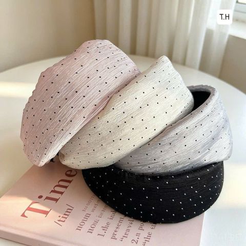 Cài bện chấm bi bảng to