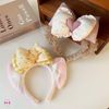 Cài tóc lông cừu nơ Tai Cáo
