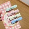 Kẹp thắt nơ chấm bi VUÔNG ( tính cái - ko tag )