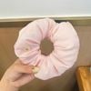 Scrunchies vải phao màu