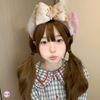 Cài tóc lông cừu nơ Tai Cáo