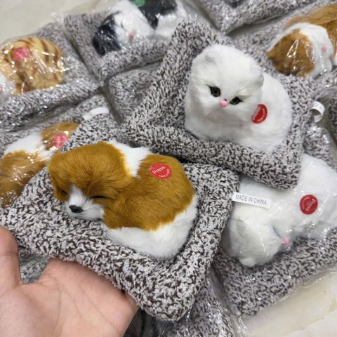 Mèo nằm có âm thanh size bé 16cm