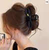 Cào thắt nơ lụa đen trắng