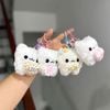 Móc khóa gấu trắng love