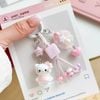 Móc khóa dây kitty good luck
