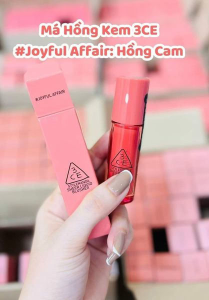 Má Hồng Dạng Kem Lâu Trôi 3CE Sheer Liquid Blusher 3g